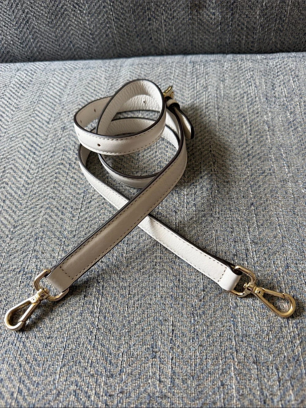 Michael Kors Ivory Leather Crossbody Removable/Adjustable Replacement Strap